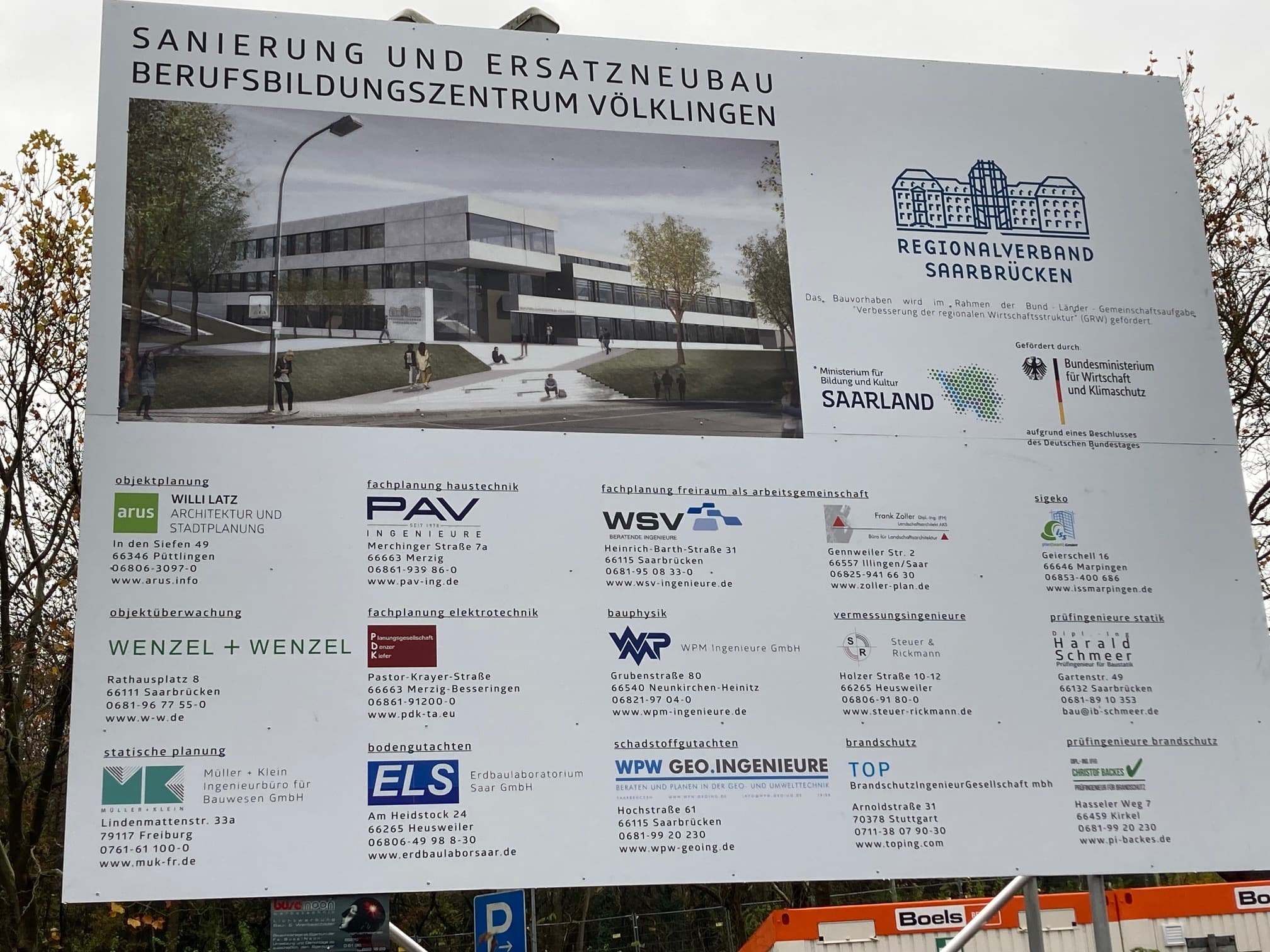 Foto zum Beitrag „Großprojekt Sanierung und Teilersatzneubau BBZ Völklingen gestartet“