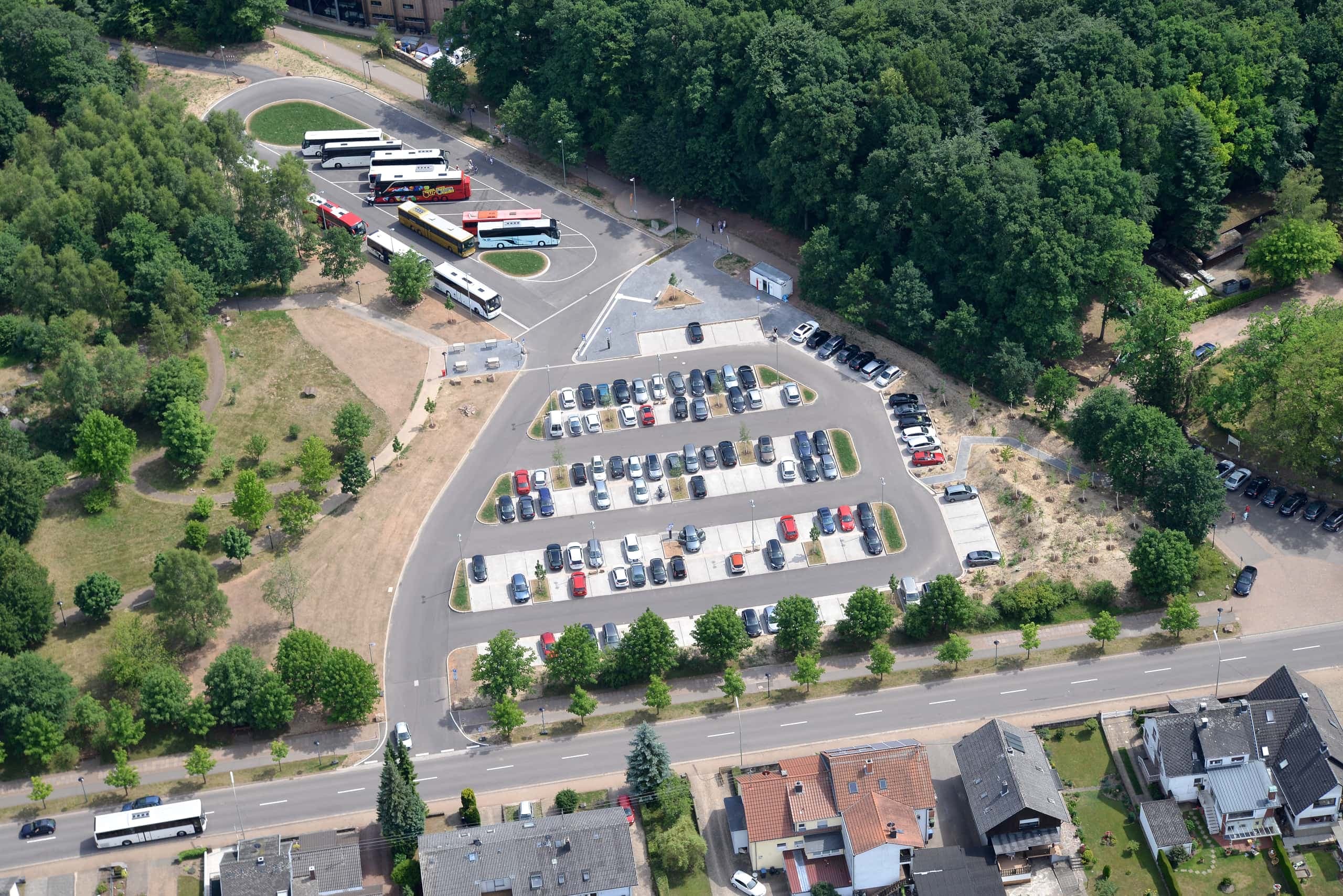 Neubau Besucherparkplatz Saarschleife Cloef, Orscholz, Saarland