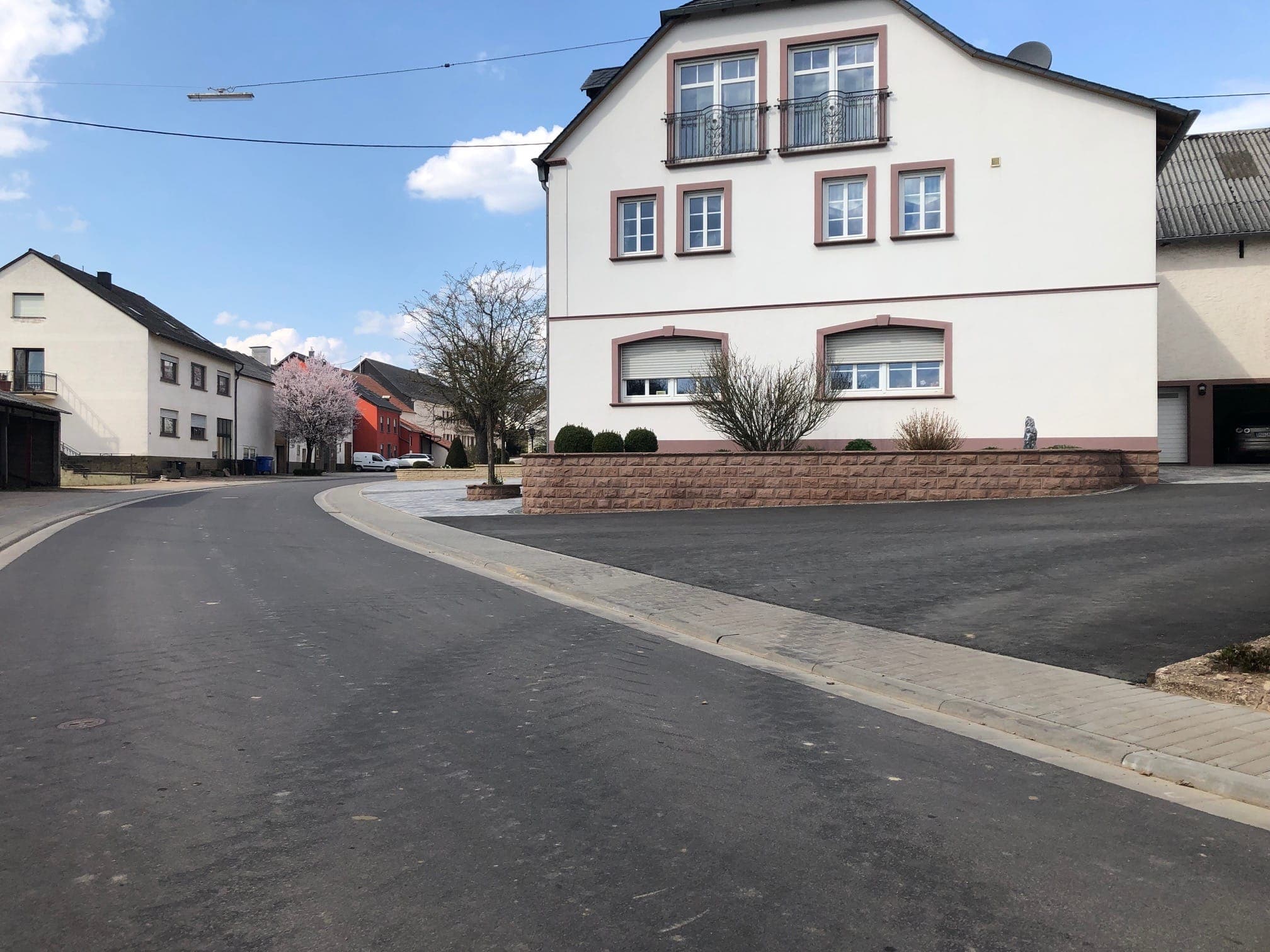 Sanierung der Ortsdurchfahrt im Mettlacher Ortsteil Faha, Saarland