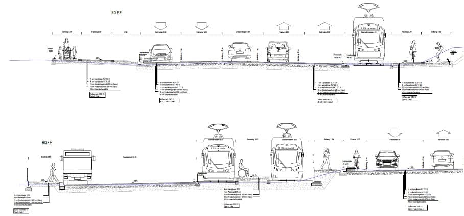 Ausbau Saarbahnstrecke von Römerkastell bis Neuscheidt, Saarbrücken – Projektbild 2