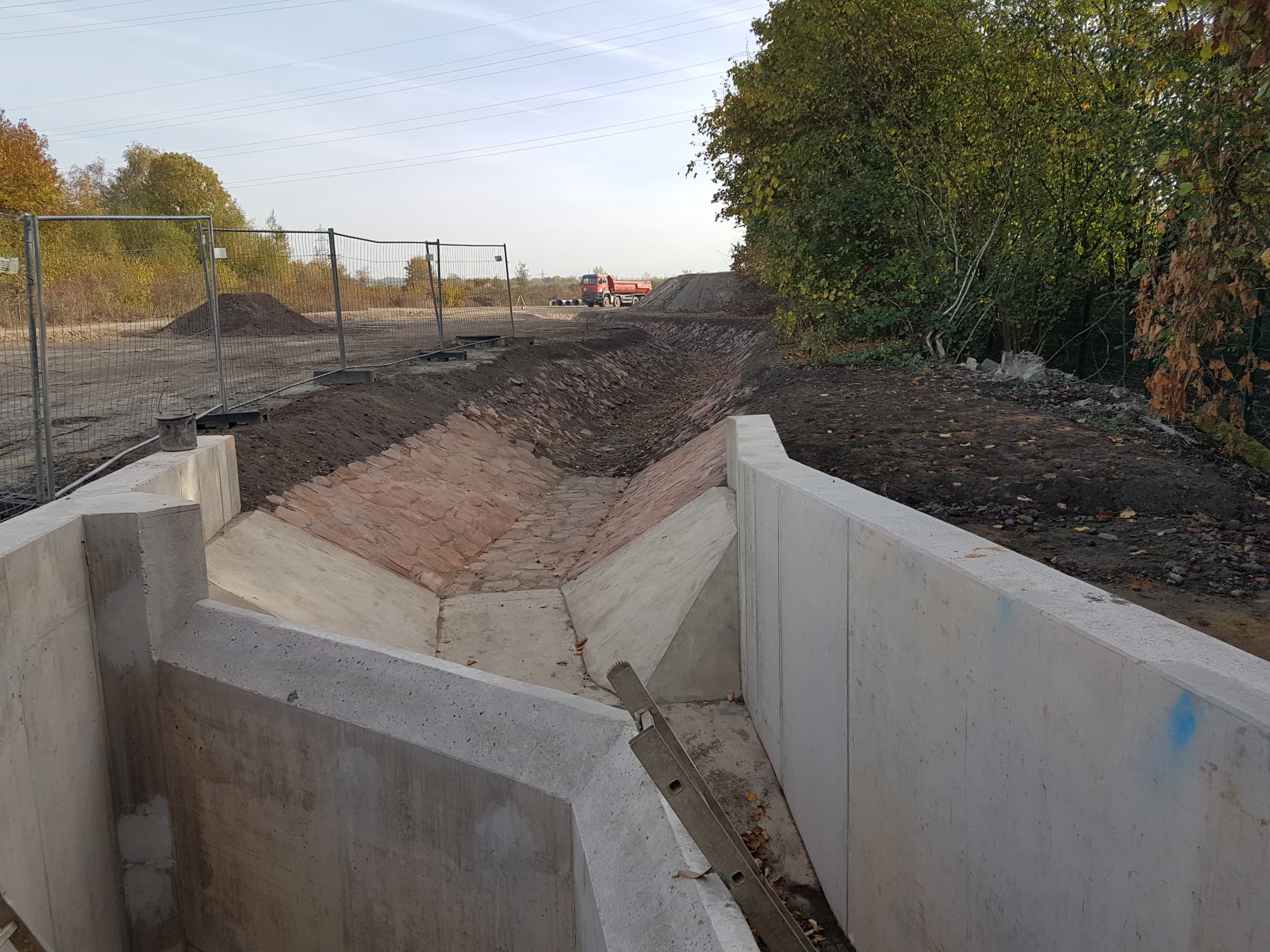 Entwässerung ehemalige Saarland-Raffinerie (SLR) in Fürstenhausen, Völklingen – Projektbild 1