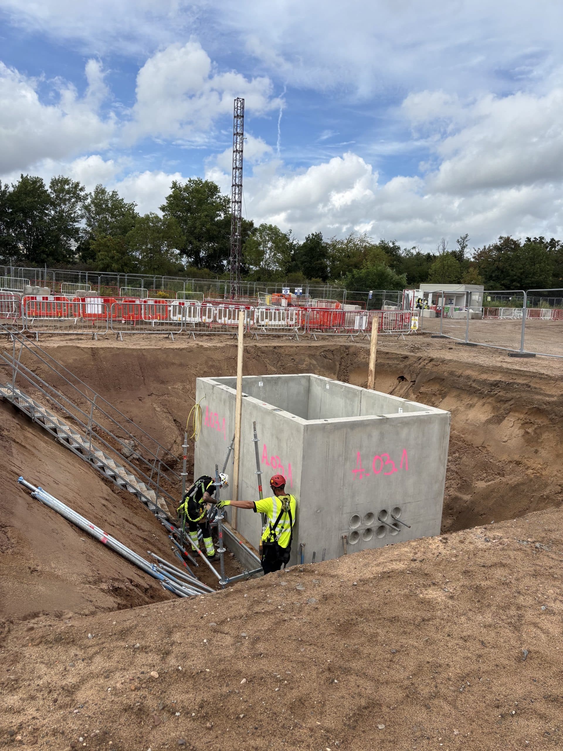Erschließung Großrechenzentrum, Hanau – Projektbild 1
