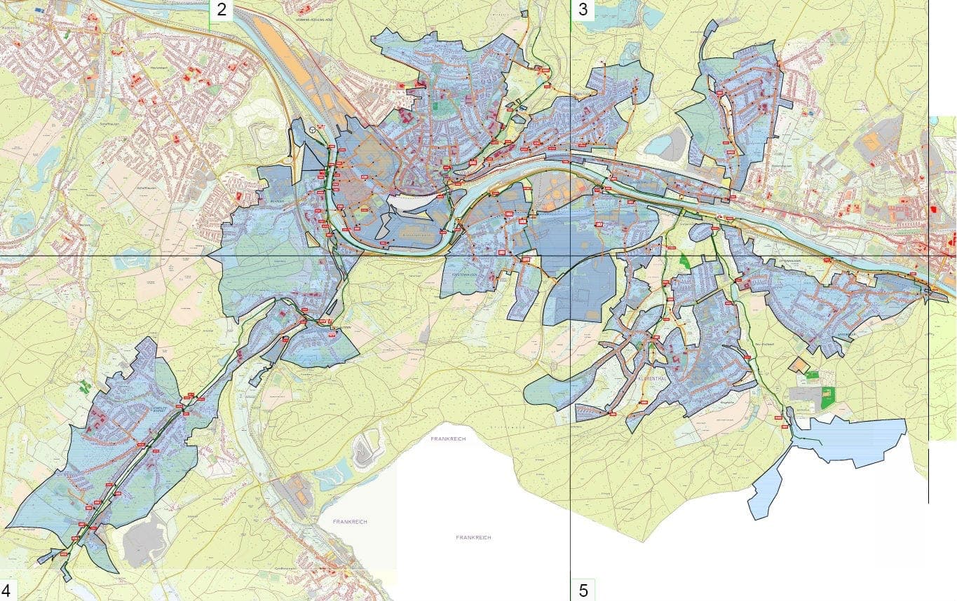 Schmutzfrachtberechnung Abwasseranlage Völklingen, Saarland – Projektbild 1